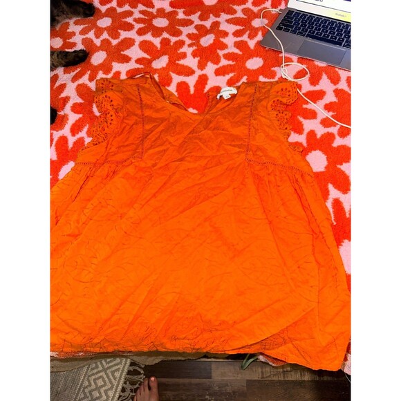 Calligraphie orange tank top - Picture 1 of 5